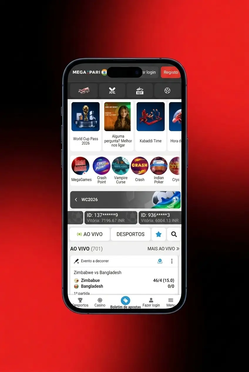 Guia passo a passo para descarregar e instalar a app MegaPari iOS no iPhone via Safari
