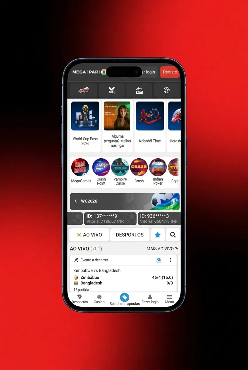 Guia passo a passo para descarregar e instalar a app MegaPari em iPhone com iOS via Safari