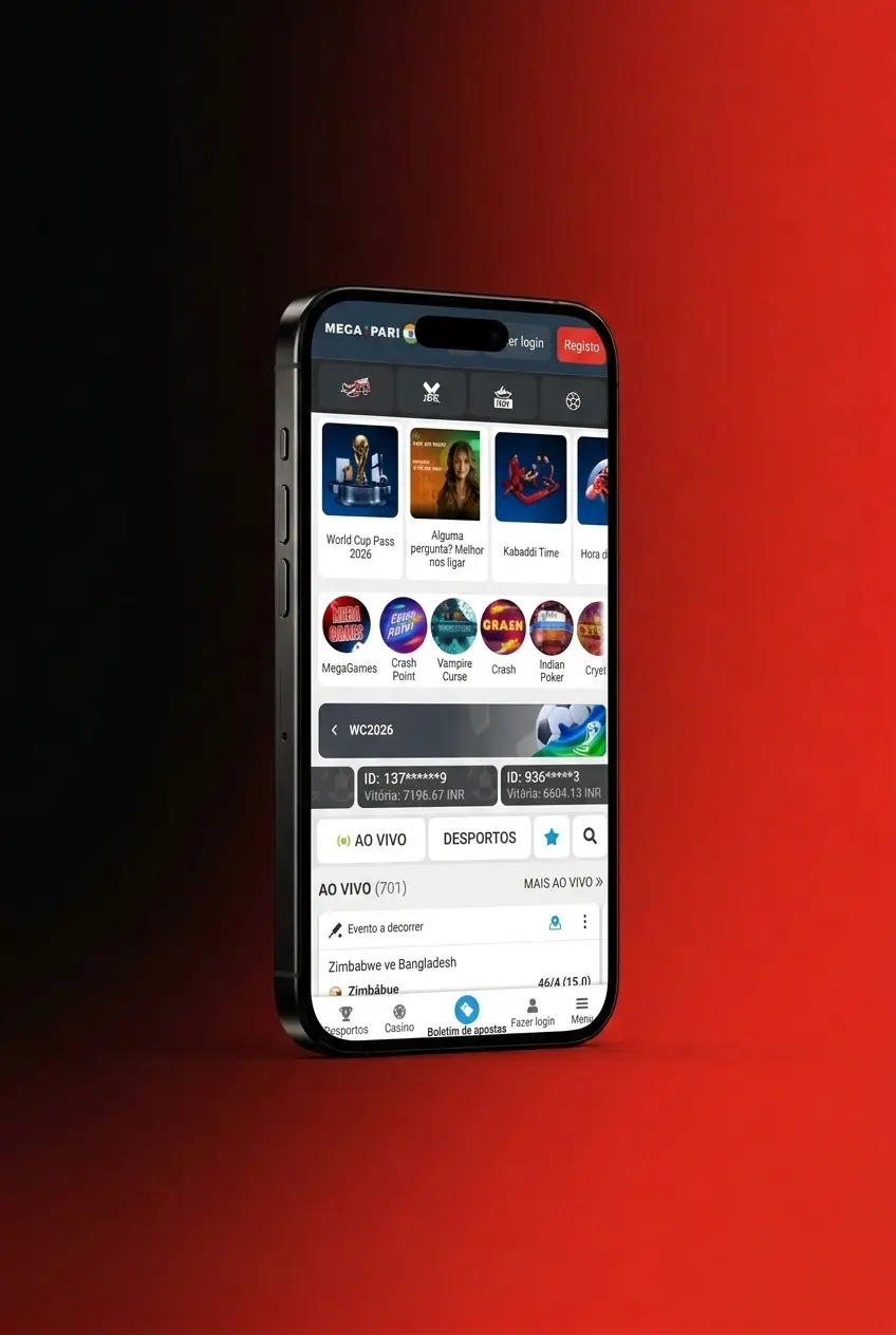 Guia passo a passo sobre como fazer uma aposta na MegaPari em Portugal no desktop ou app móvel