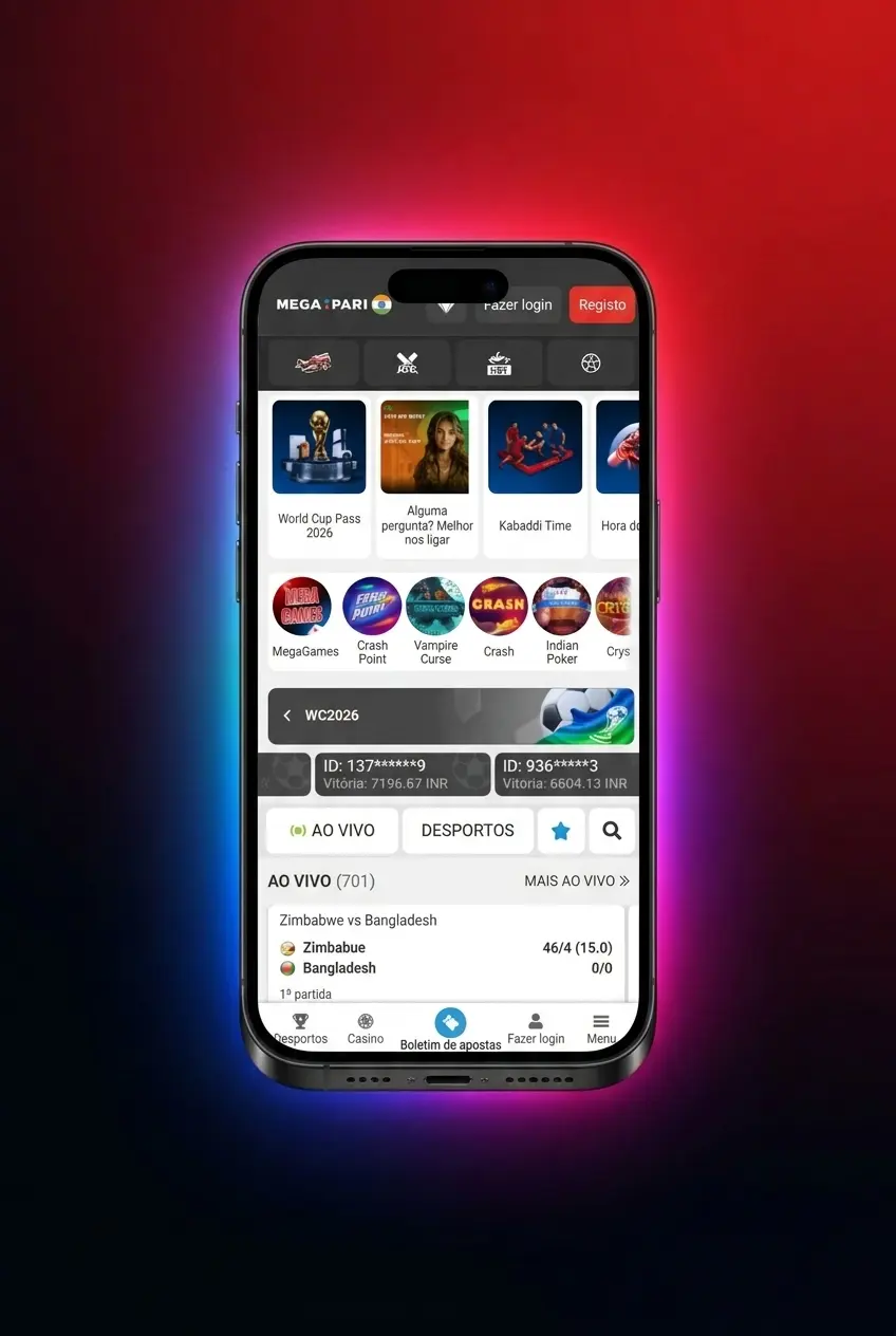 Guia passo a passo para ativar bónus MegaPari em Portugal com registo, depósito e código promocional