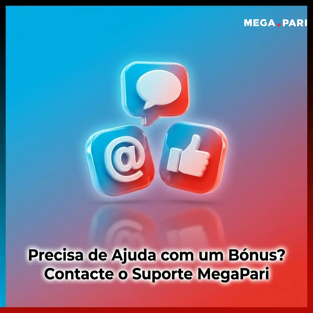 Equipa de suporte MegaPari disponível 24/7 via chat ao vivo, e-mail e Telegram para ajuda com bónus